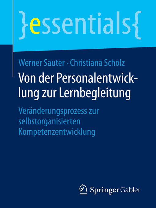 Title details for Von der Personalentwicklung zur Lernbegleitung by Werner Sauter - Available